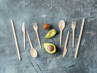 avocado seeds biodegradable single use cutlery GWJ5VND